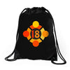 orange 18 Drawstring Bags