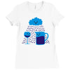 mucho vino Ladies Fitted T-Shirt