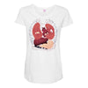 heart attack Maternity Scoop Neck T-shirt
