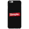 simple red iPhone 6/6s Case