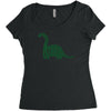 fontasaurus Women's Triblend Scoop T-shirt