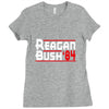 reagan bush '84 Ladies Fitted T-Shirt