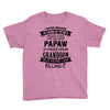 Super Cool Papaw Of A Freaking Awesome Grandson Youth Tee
