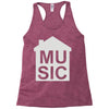 house music Racerback Tank