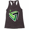puzzled putter Racerback Tank