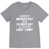 I Screwed Mothers Day So Fathers Day Lousy Tshirt V-Neck Tee