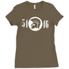 trojan records 54 46 Ladies Fitted T-Shirt