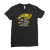assemble! (yellow outline) Ladies Fitted T-Shirt