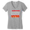 i survived spring break 1990 Women's V-Neck T-Shirt