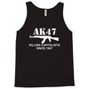 ak47 funny,political,weapons,cool,retro,rude Tank Top