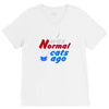 i was normal three cats ago V-Neck Tee
