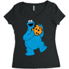 Cookie Monster Women's Triblend Scoop T-shirt
