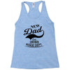 New Dad 2018 Rokie Dept. Racerback Tank