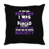 gamer pc controller game funny slogan Throw Pillow