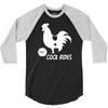cock rides funny 3/4 Sleeve Shirt