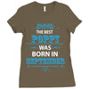 The Best Poppy Was Born In September Ladies Fitted T-Shirt