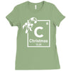 christmas periodic table of elements Ladies Fitted T-Shirt