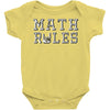 math rules Baby Onesie