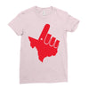 gun 'em down Ladies Fitted T-Shirt