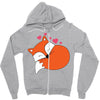 Sweety Fox Zipper Hoodie