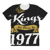 kings are born in 1977 All Over Women's T-shirt
