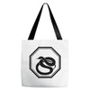 snake black Tote Bags