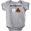 best friends forever Baby Onesie