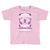 Never Underestimate The Strength Of A Gynecologic Cancer Warrior Toddler T-shirt