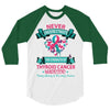 Thyroid Cancer Warrior 3/4 Sleeve Shirt