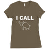 i call bull crap Ladies Fitted T-Shirt