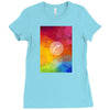 initials c Ladies Fitted T-Shirt