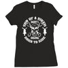 son of a biker Ladies Fitted T-Shirt