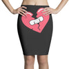 Broken Heart Pencil Skirts