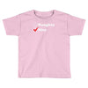 more nice than naughty Toddler T-shirt