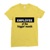 employee of the friggin month Ladies Fitted T-Shirt