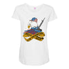 patriotism Maternity Scoop Neck T-shirt