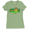 turtle surprise Ladies Fitted T-Shirt