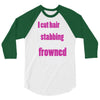 i cut hair 3/4 Sleeve Shirt