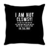 i'm not clumsy it's just the floor Throw Pillow