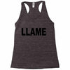 llame Racerback Tank