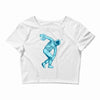 astronaut discus throwing Crop Top