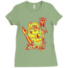 knight owl Ladies Fitted T-Shirt