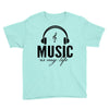music is my life Youth Tee