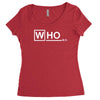 doctor who m.d   vintage retro tv show fan dr Women's Triblend Scoop T-shirt