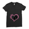 Custom baby girl name maternity design Ladies Fitted T-Shirt
