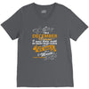 I'm a december woman I was born with my heart V-Neck Tee