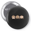 new! monkey Pin-back button