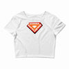 nwt iron man classic heart core glow in dark marvel Crop Top