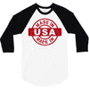 made in usa 3/4 Sleeve Shirt