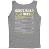 September Girl Facts Libra Tank Top
